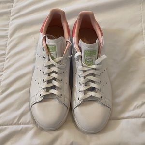 ADIDAS Stan Smith Pink and Green Sneakers
